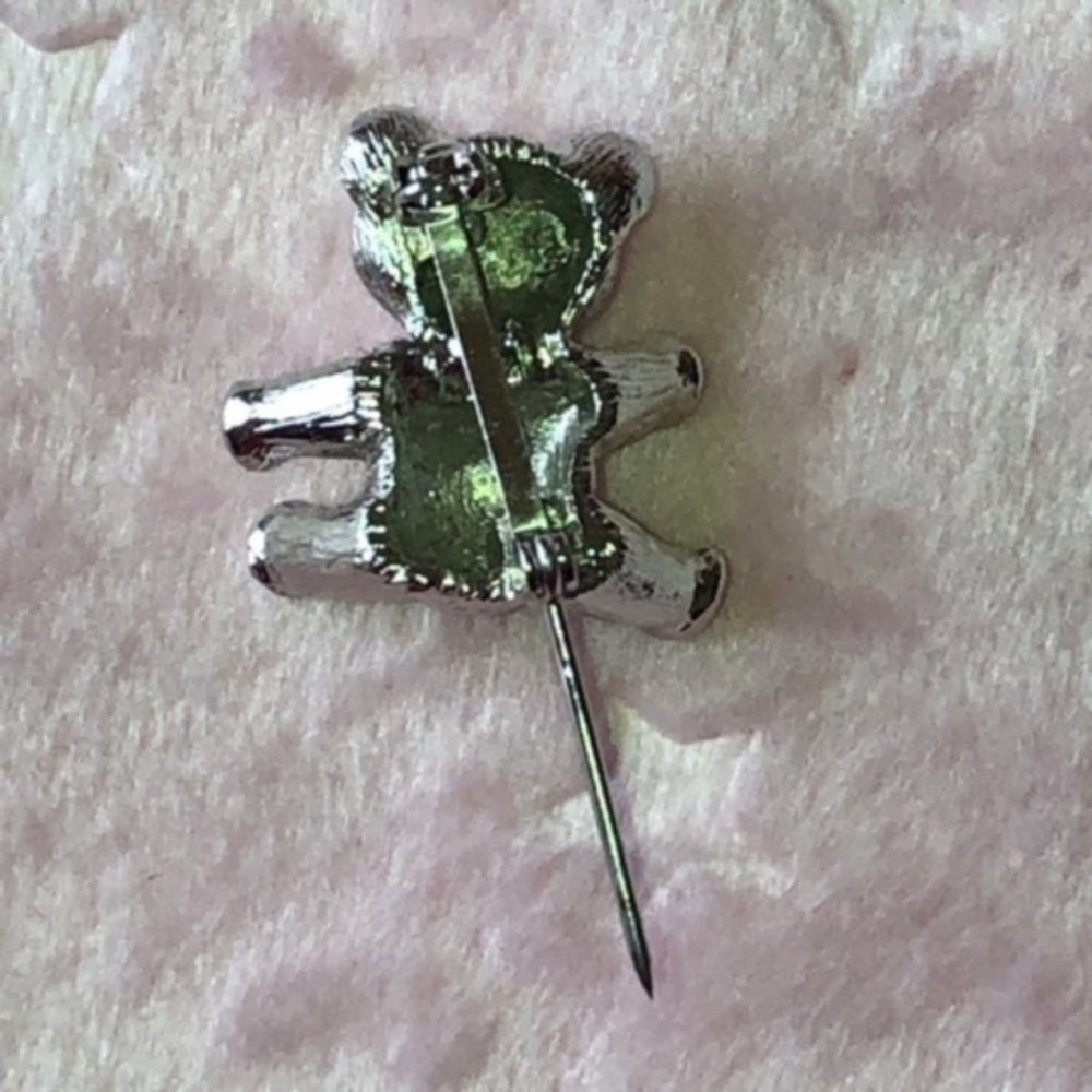 Girl's Teddy Bear pin - Picture 4 of 4